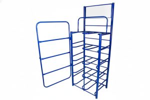 Exhibidor 10 garrafones protección LUBEEFA Arte Tubular