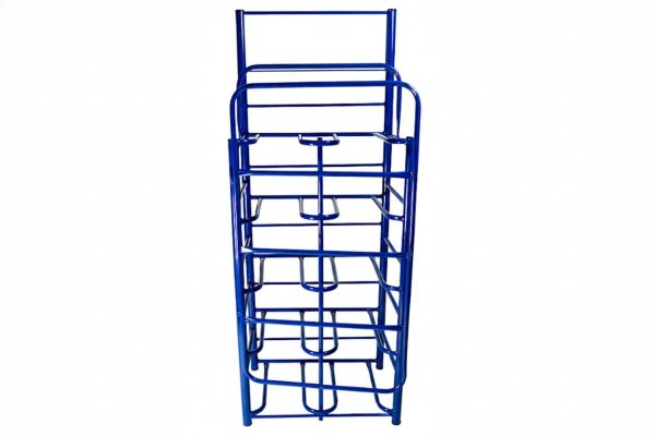 Exhibidor 10 garrafones protección LUBEEFA Arte Tubular