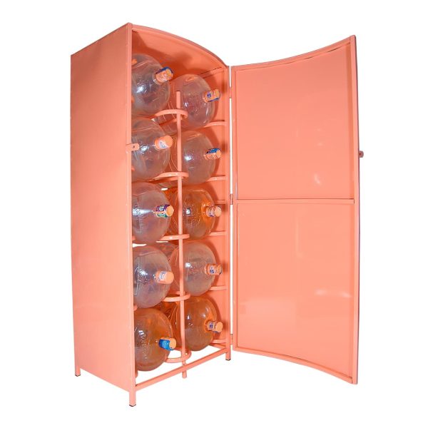 Contenedor cerrado para 10 garrafones LUBEEFA Arte Tubular