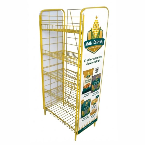 Exhibidor de productos con Branding LUBEEFA Arte Tubular