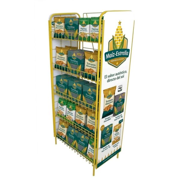 Exhibidor de productos con Branding LUBEEFA Arte Tubular