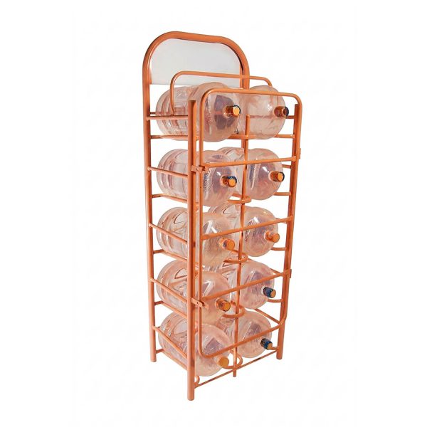 Exhibidor 10 garrafones con protección LUBEEFA Arte Tubular