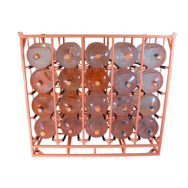 Rack industrial para 40 garrafones LUBEEFA Arte Tubular