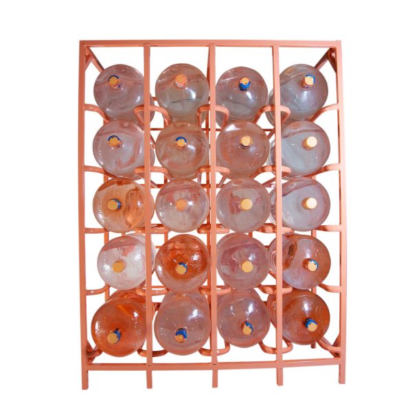 Rack industrial para 40 garrafones LUBEEFA Arte Tubular