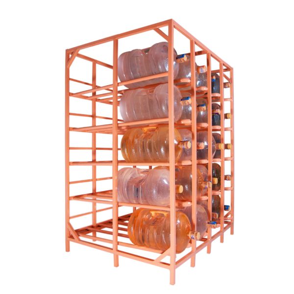 Rack industrial para 40 garrafones LUBEEFA Arte Tubular